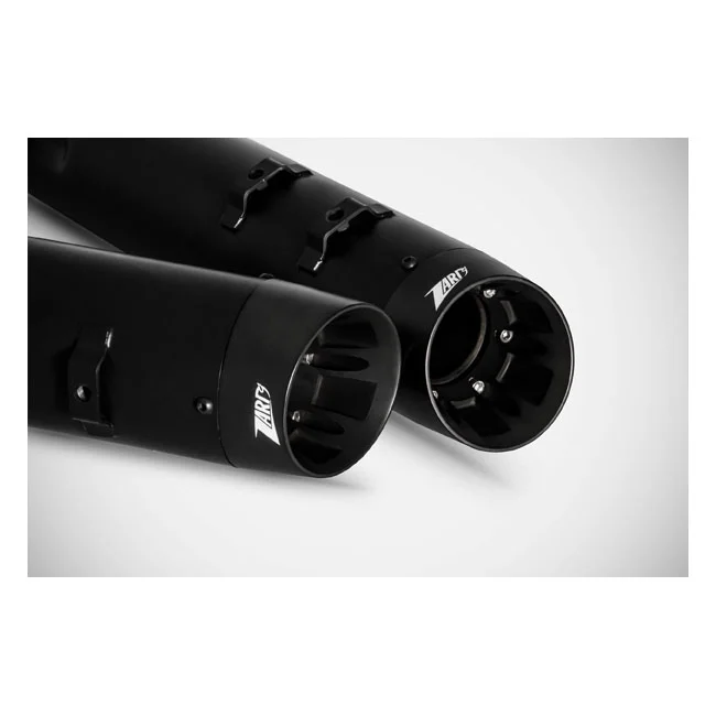 Zard Inox Touring slip-on mufflers. Matte black