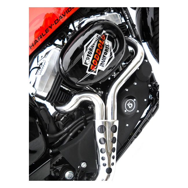 Zard Sport 2-1 exhaust XL Sportster. Polished