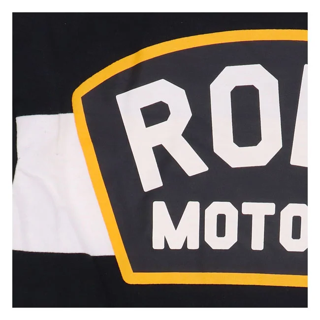 Roeg Shawn stripe sweatshirt off-white/black