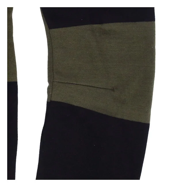 Roeg Shawn stripe sweatshirt army/black