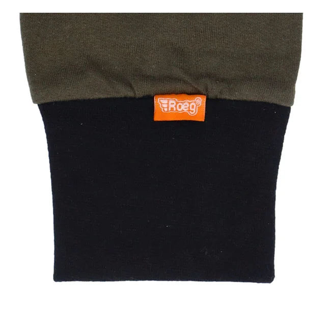 Roeg Shawn stripe sweatshirt army/black