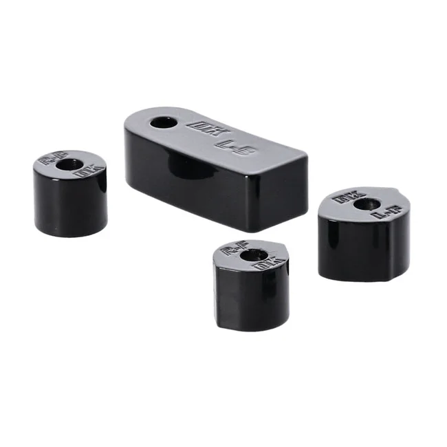 DK Custom Custom Products, rider floorboard relocation kit. Black