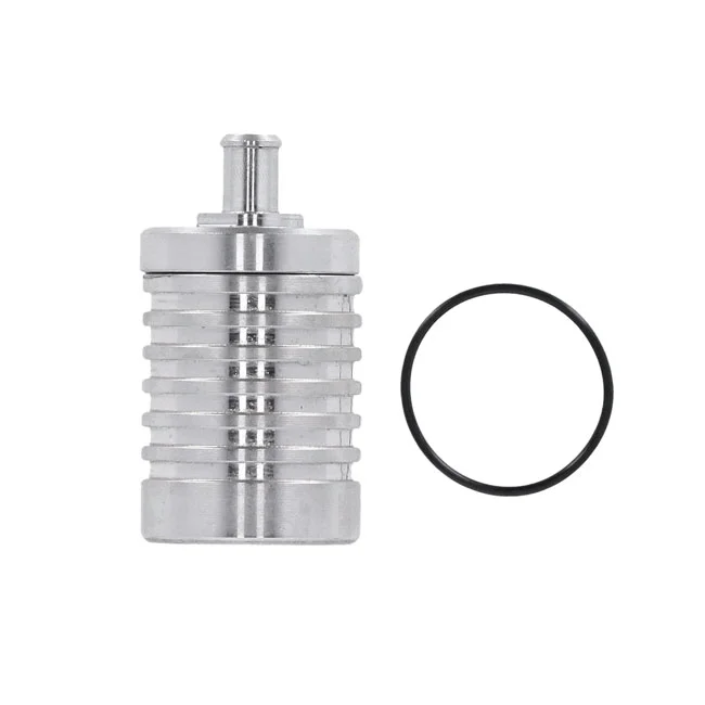 DK Custom Custom Products, 4 stage billet catch can. Clear