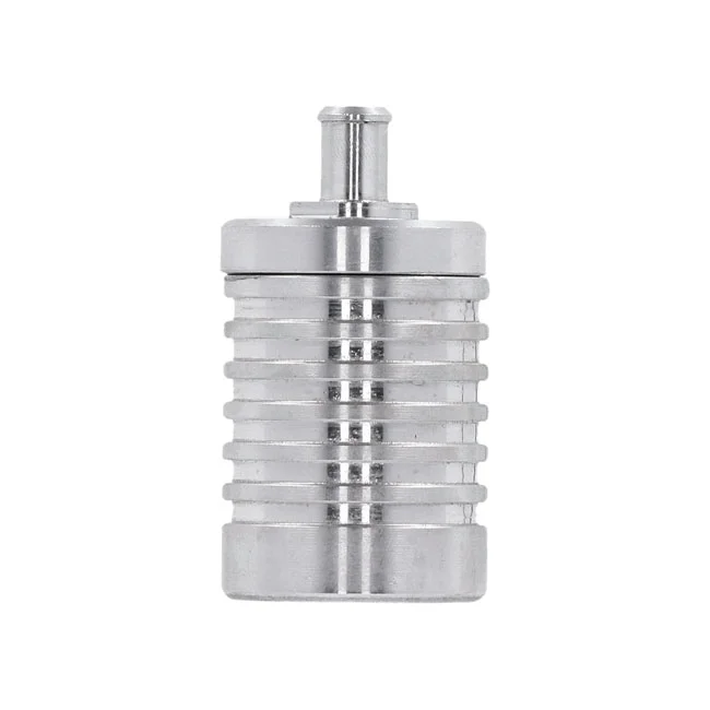 DK Custom Custom Products, 4 stage billet catch can. Clear