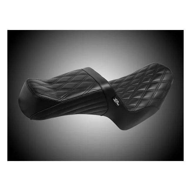 Le Pera LePera, TailWhip 2-up seat. Double Diamond. Black