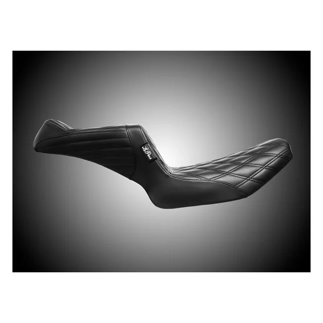 Le Pera LePera, TailWhip 2-up seat. Double Diamond. Black