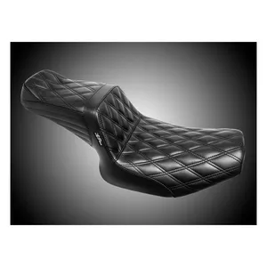Le Pera LePera, TailWhip 2-up seat. Double Diamond. Black
