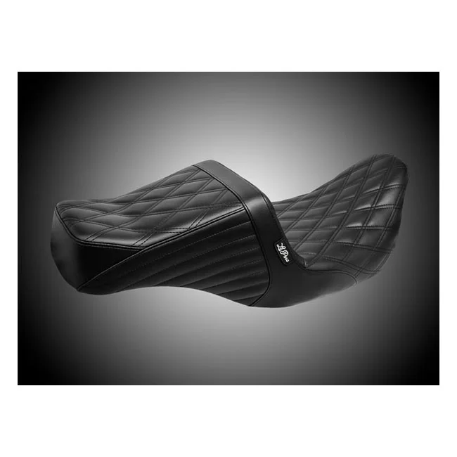 Le Pera LePera, TailWhip 2-up seat. Double diamond, black