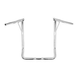 Burly Burly, 1-1/4" Louie B bar, 19" rise. Chrome