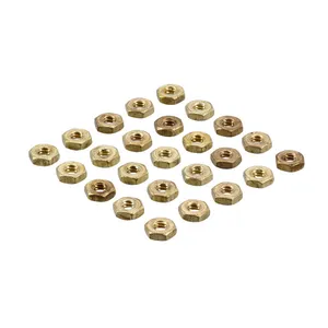 Gardner-Westcott Hex nut, 10/32 x 1/8 x 5/16 - 25 pack
