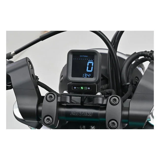 Daytona Cube digital Speedometer/Tachometer. Black