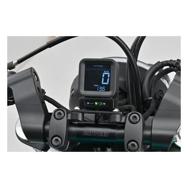 Daytona Cube digital Speedometer/Tachometer. Black
