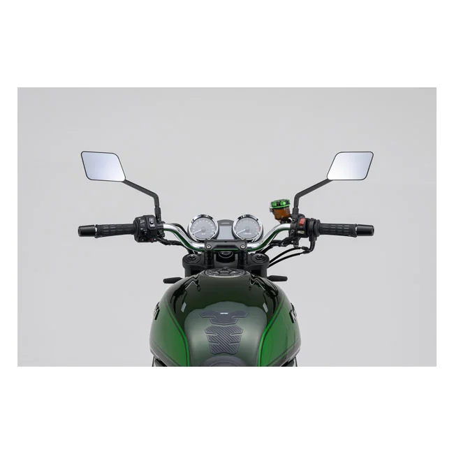 Daytona D-Mirror-20, Flat Mirror. Square. Black. Left side