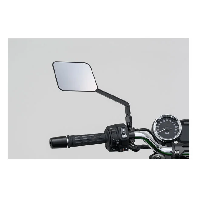 Daytona D-Mirror-20, Flat Mirror. Square. Black. Left side