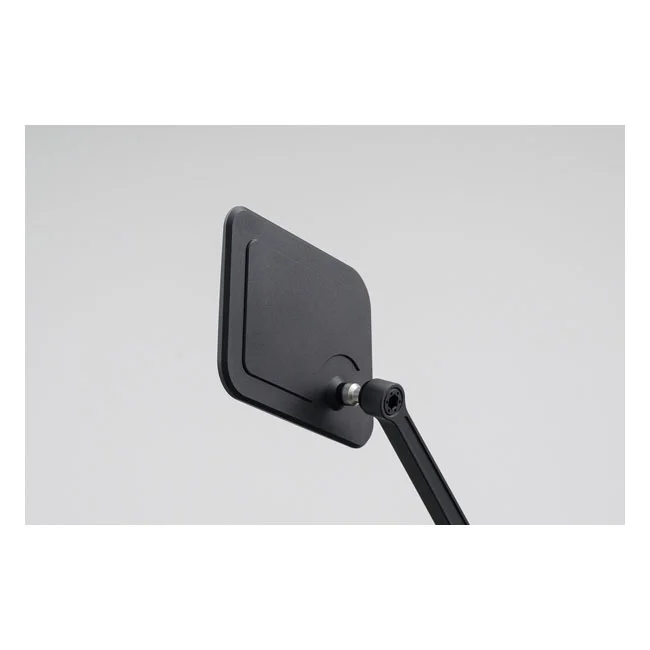 Daytona D-Mirror-20, Flat Mirror. Square. Black. Right side