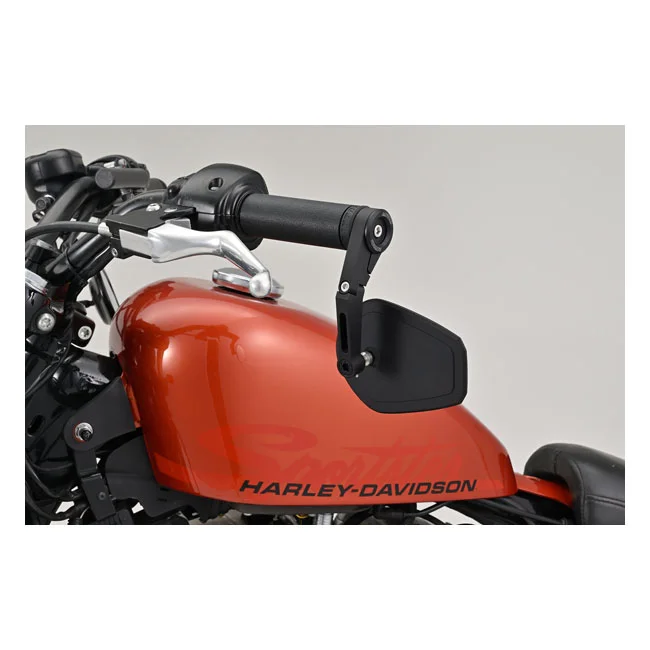 Daytona Bar end mirror adaptor set. Black