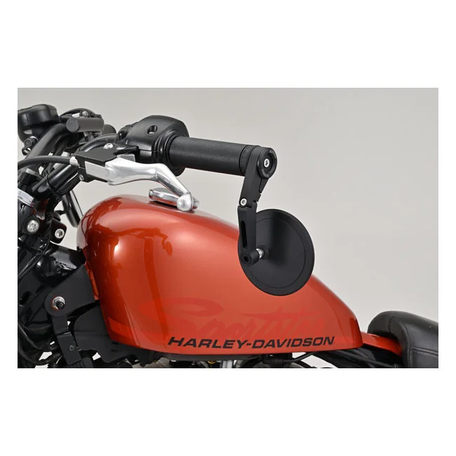 Daytona Bar end mirror adaptor set. Black