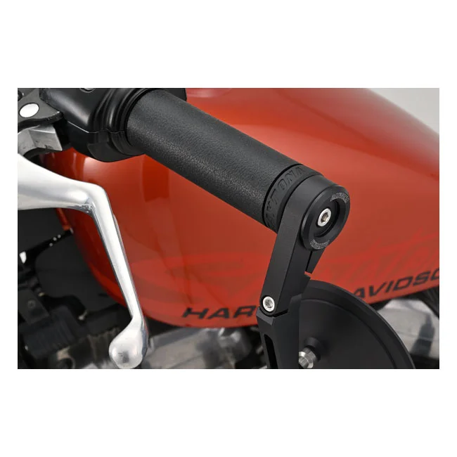 Daytona Bar end mirror adaptor set. Black