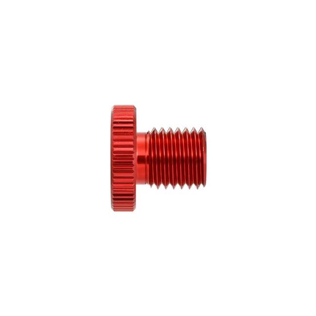 Daytona Mirror hole plug. Red. RHT
