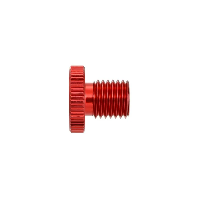 Daytona Mirror hole plug. Red. LHT