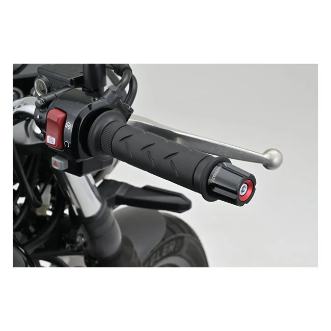 Daytona Compass handlebar end. Red