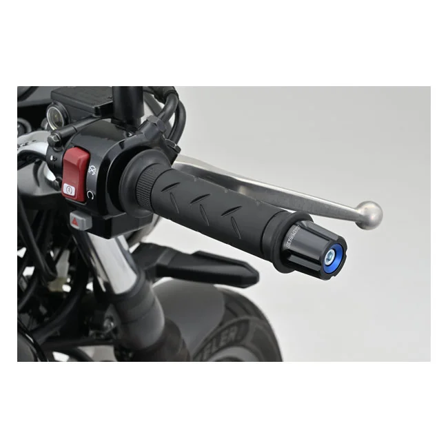 Daytona Compass handlebar end. Blue
