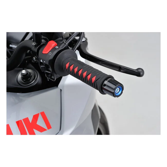 Daytona Compass handlebar end. Blue