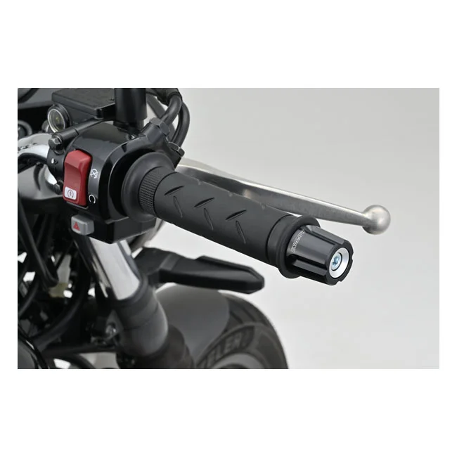 Daytona Compass handlebar end. Silver
