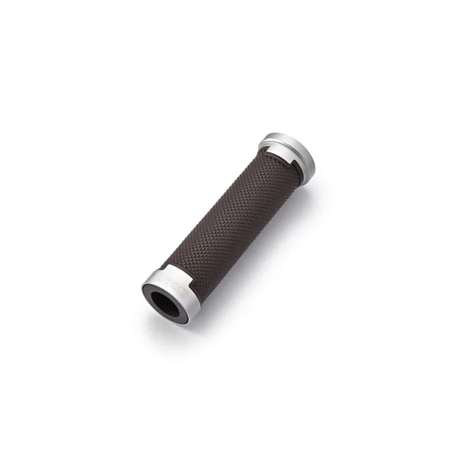 Daytona Base grip set. Brown / Silver