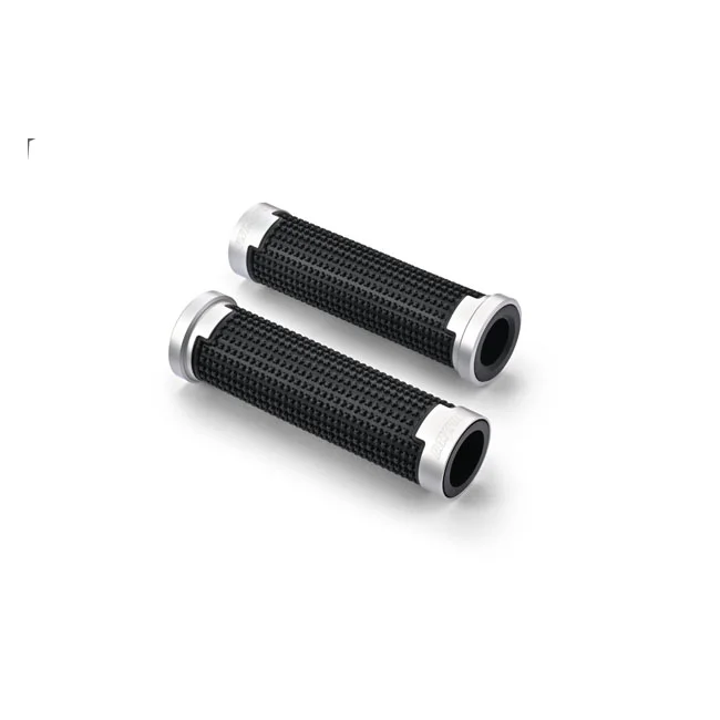 Daytona Cross grip set. Black/silver