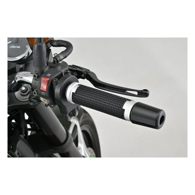 Daytona Cross grip set. Black/silver