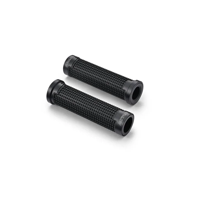 Daytona Cross grip set. Black/silver