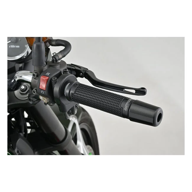 Daytona Cross grip set. Black/silver