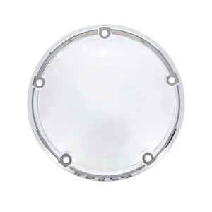 MCS Derby cover, smooth domed. Chrome