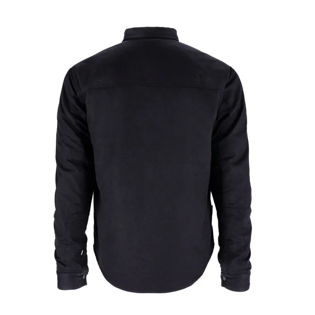 Roeg Chris wax overshirt black
