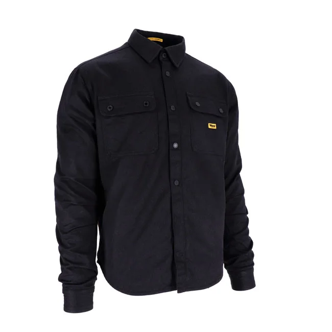 Roeg Chris wax overshirt black
