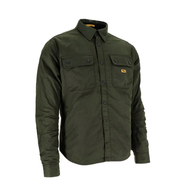 Roeg Chris wax overshirt army