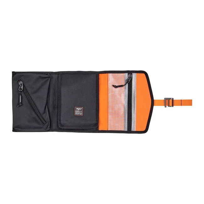 Biltwell Exfil-0 2.0 tool roll. Black/orange