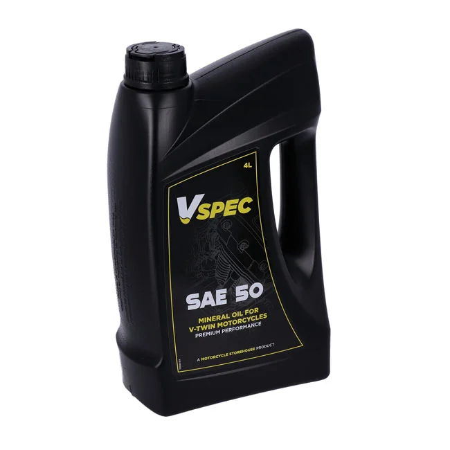 Vspec SAE 50 (Mineral) motor oil. 4 liter bottle