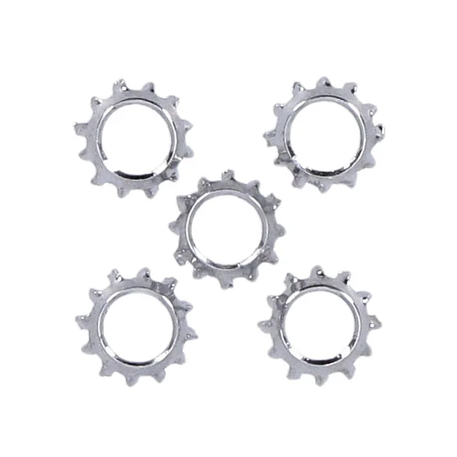 Gardner-Westcott Chrome ext. countersunk lockwasher, 1/4