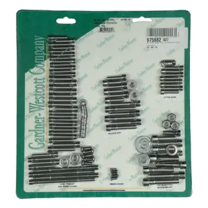 Gardner-Westcott Motor screw set, polished ss allen
