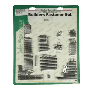 Gardner-Westcott Builders fasteners set. Chrome allen