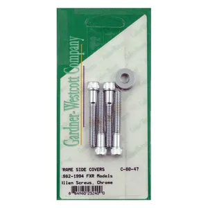 Gardner-Westcott Gardner-Westcott, side cover mount kit FXR. Chrome