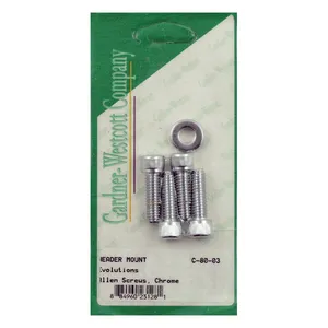 Gardner-Westcott Gardner-Westcott, exhaust mount kit. Chrome allen