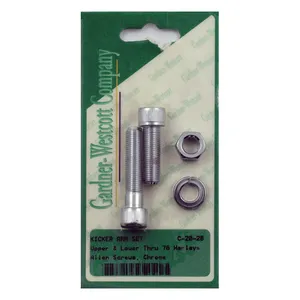 Gardner-Westcott GW, kick pedal & arm mount kit. Chrome Allen heads