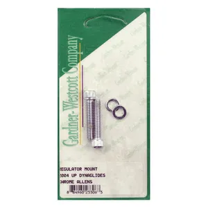 Gardner-Westcott GW, voltage regulator/rectifier mount kit. Chrome allen
