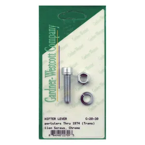 Gardner-Westcott Gardner-Westcott, shifter lever mount kit. Chrome allen