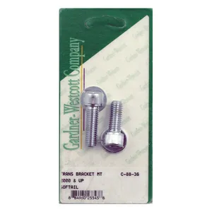 Gardner-Westcott GW, bracket to transmission housing bolt kit. Chrome