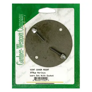 Gardner-Westcott GW, point cover mount kit. Chrome, acorn