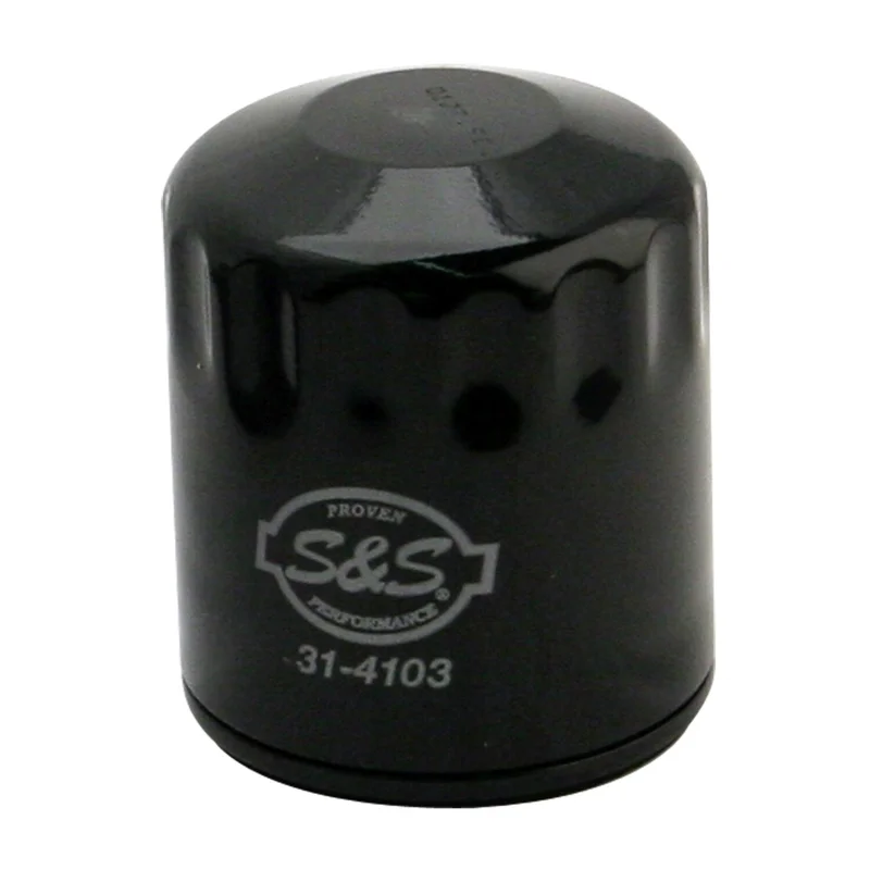 S&S Spin-on oil filter. Black - 63731-99A